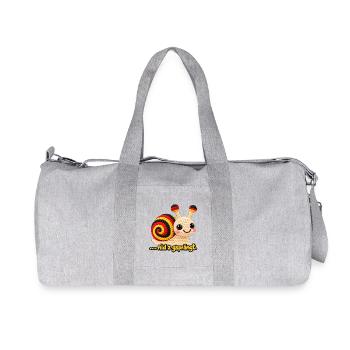 Nid z gsprängt Berner Schnecke  - Recycelte Canvas-Sporttasche von Stanley/Stella - Grau meliert - Vorne