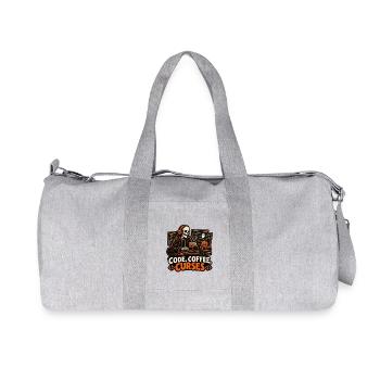 Code Kaffeeflüche - Recycelte Canvas-Sporttasche von Stanley/Stella - Grau meliert - Vorne