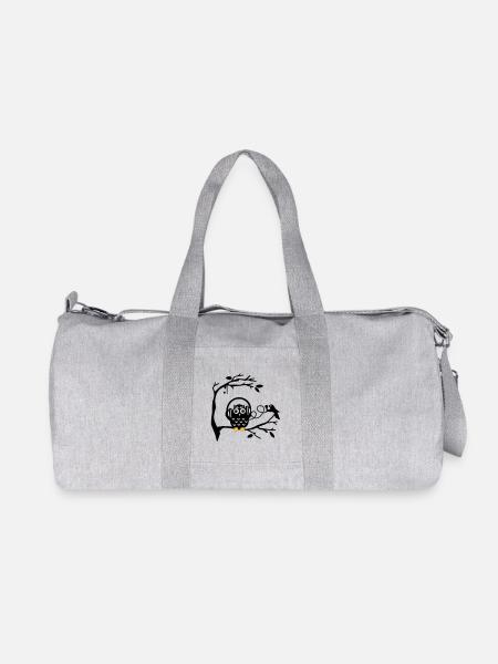 musikgenuss - Recycelte Canvas-Sporttasche von Stanley/Stella - Grau meliert