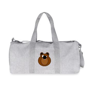 Eichhörnchen - Recycelte Canvas-Sporttasche von Stanley/Stella - Grau meliert - Vorne