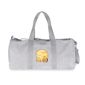 cream ice cream ice cream ball ice maracuja - Recycled Canvas Sports Bag by Stanley/Stella - heather grey - Front