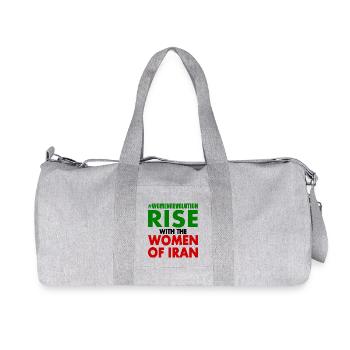 Rise with the women of iran - Sac de sport en toile recyclée Stanley/Stella - gris chiné - Devant
