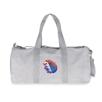 Igel - Recycelte Canvas-Sporttasche von Stanley/Stella - Grau meliert - Vorne