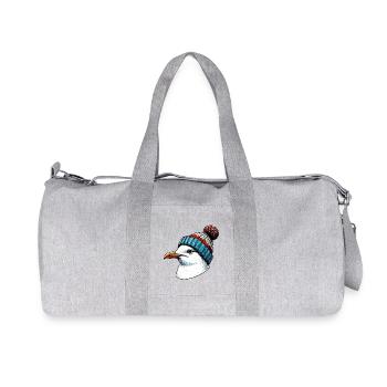 Gull - Recycled Canvas Sports Bag by Stanley/Stella - heather grey - Front