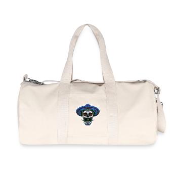 Sombrero Crâne Mexicain - Sac de sport en toile recyclée Stanley/Stella - blanc naturel - Devant