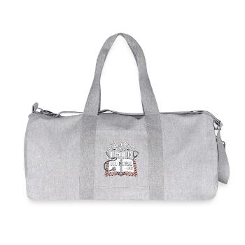 ICU Nurse A Short Story I Am A Registered Nurse - Recycled Canvas Sports Bag by Stanley/Stella - heather grey - Front