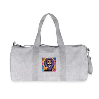 Frankensteen: The Chill King - Pop Art - Recycelte Canvas-Sporttasche von Stanley/Stella - Grau meliert - Vorne