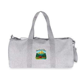 Bonne expérience hors ligne - Sac de sport en toile recyclée Stanley/Stella - gris chiné - Devant
