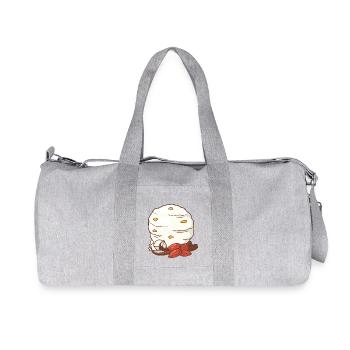 Vanilla Almond Ice Cream Ice Cream Ice Cream Ice Cream - Recycled Canvas Sports Bag by Stanley/Stella - heather grey - Front
