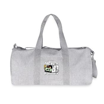 Fête des années 80, chemise amusante, années 80 n’oublie jamais.. (25) - Sac de sport en toile recyclée Stanley/Stella - gris chiné - Devant