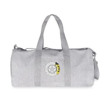 Yellow Rear Brake disc - Recycled Canvas Sports Bag by Stanley/Stella - heather grey - Front