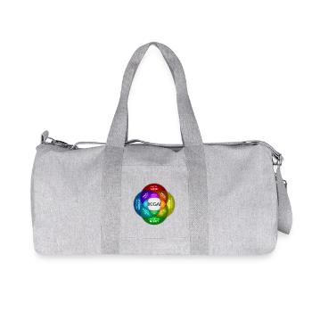 IKIGAI international - Recycelte Canvas-Sporttasche von Stanley/Stella - Grau meliert - Vorne