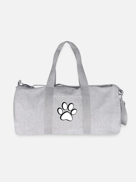 Patte de chat - Sac de sport en toile recyclée Stanley/Stella - gris chiné