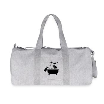 Cleaner bathtub with soap and water - Recycled Canvas Sports Bag by Stanley/Stella - heather grey - Front