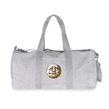 Schreckhafter Mond - Recycelte Canvas-Sporttasche von Stanley/Stella - Grau meliert - Vorne
