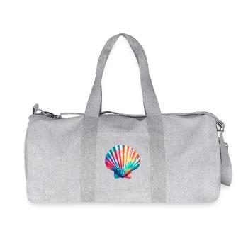 Scallop Shell - Recycled Canvas Sports Bag by Stanley/Stella - heather grey - Front