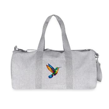 Kolibri - Recycelte Canvas-Sporttasche von Stanley/Stella - Grau meliert - Vorne