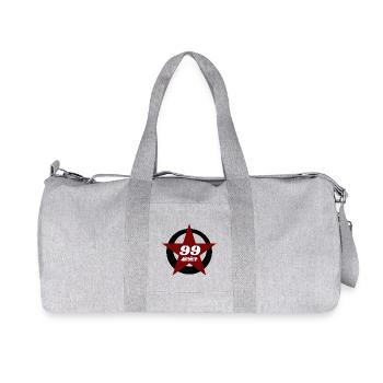 Star with 99 - Recycled Canvas Sports Bag by Stanley/Stella - heather grey - Front
