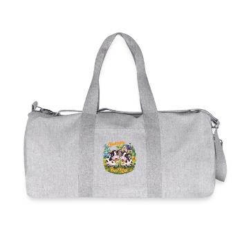 Funny Brittany Gift Brittany is Bio-tiful - Recycled Canvas Sports Bag by Stanley/Stella - heather grey - Front