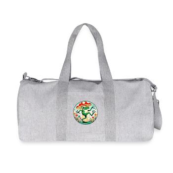 Cercle de fantaisie de grenouille champignon - Sac de sport en toile recyclée Stanley/Stella - gris chiné - Devant