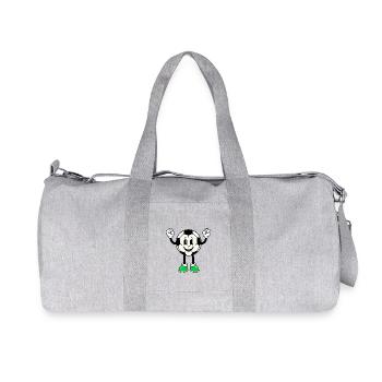 Football Fan - Sac de sport en toile recyclée Stanley/Stella - gris chiné - Devant