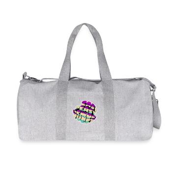 Easy Peasy Lemon Squeezy - Recycelte Canvas-Sporttasche von Stanley/Stella - Grau meliert - Vorne