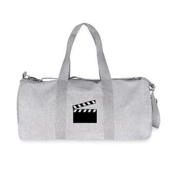Clapper Board - Recycled Canvas Sports Bag by Stanley/Stella - heather grey - Front