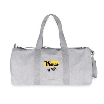 MUTTERTAG - Recycelte Canvas-Sporttasche von Stanley/Stella - Grau meliert - Vorne