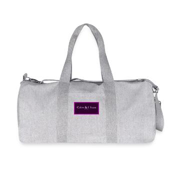 Calme et chaos - Sac de sport en toile recyclée Stanley/Stella - gris chiné - Devant