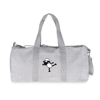 Yoga Sheep - Recycled Canvas Sports Bag by Stanley/Stella - heather grey - Front
