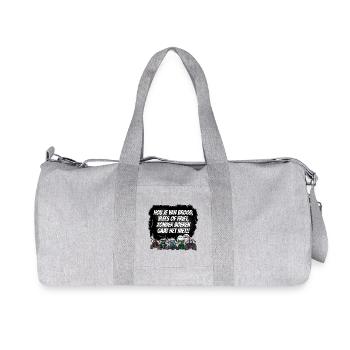 Boerenprotest_tshirt_NL - Sac de sport en toile recyclée Stanley/Stella - gris chiné - Devant