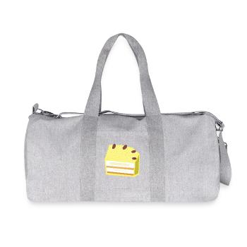 Torte Bäckerei Konditorei backen Bäcker - Recycelte Canvas-Sporttasche von Stanley/Stella - Grau meliert - Vorne