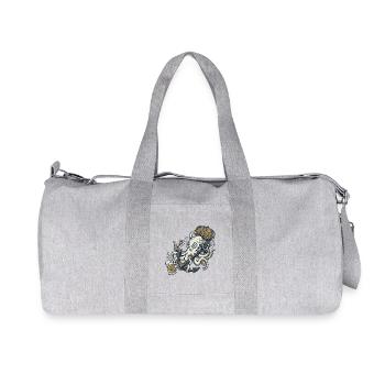 Calmar de bière - Sac de sport en toile recyclée Stanley/Stella - gris chiné - Devant