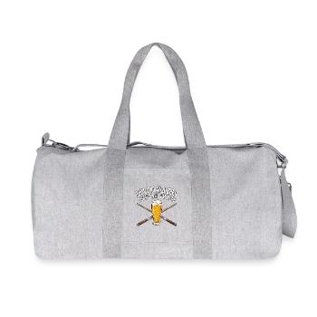 Billard Bier Bar - Recycelte Canvas-Sporttasche von Stanley/Stella - Grau meliert - Vorne