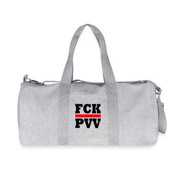 Fck pvv - Sac de sport en toile recyclée Stanley/Stella - gris chiné - Devant