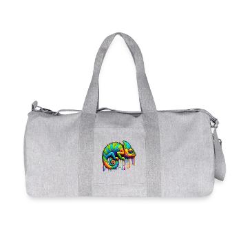 Chameleon - Recycled Canvas Sports Bag by Stanley/Stella - heather grey - Front