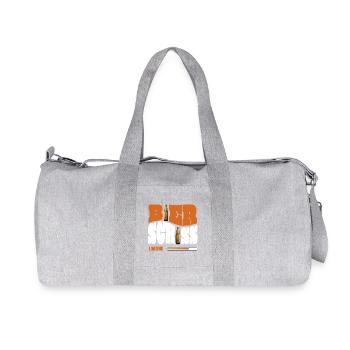 Bierschiss Loading - Recycelte Canvas-Sporttasche von Stanley/Stella - Grau meliert - Vorne