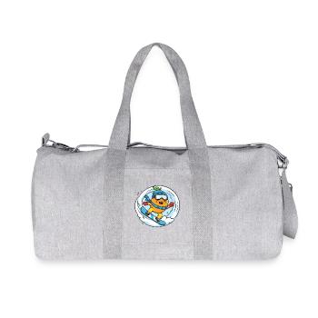 Snowboarding Orange Winter Snowboard Fun - Sac de sport en toile recyclée Stanley/Stella - gris chiné - Devant