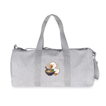 Oie aux nouilles, ramen, kawaii oie - Sac de sport en toile recyclée Stanley/Stella - gris chiné - Devant