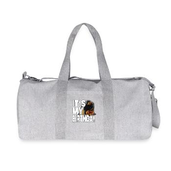C’EST MON ANNIVERSAIRE DES PILOTES DE COURSE FANS DE SPORTS MOTORISÉS POUR SON ANNIVERSAIRE - Sac de sport en toile recyclée Stanley/Stella - gris chiné - Devant
