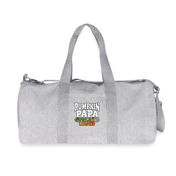 Kürbis Papa Loading - Recycelte Canvas-Sporttasche von Stanley/Stella - Grau meliert - Vorne