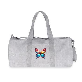 Papillon - Sac de sport en toile recyclée Stanley/Stella - gris chiné - Devant