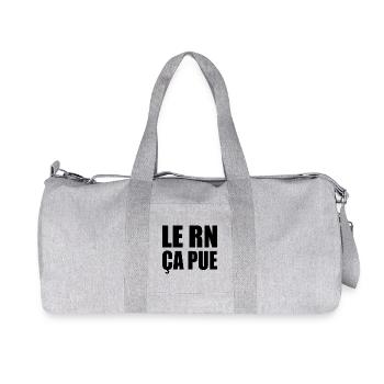 le rn ça pue - Sac de sport en toile recyclée Stanley/Stella - gris chiné - Devant