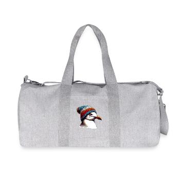 Gull - Recycled Canvas Sports Bag by Stanley/Stella - heather grey - Front