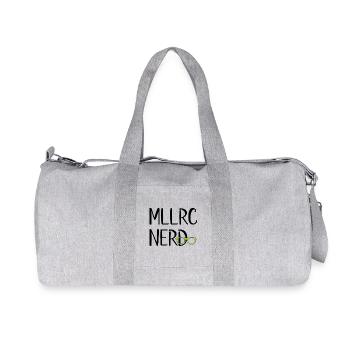 T-Shirt - "MLLRC" Mallorca Nerd - Recycelte Canvas-Sporttasche von Stanley/Stella - Grau meliert - Vorne