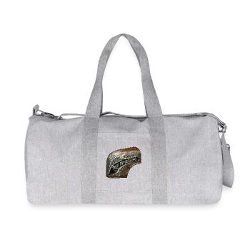 Rust Never Sleeps Metal Art - Recycled Canvas Sports Bag by Stanley/Stella - heather grey - Front