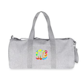 MOI & Moi-même - Sac de sport en toile recyclée Stanley/Stella - gris chiné - Devant
