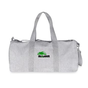 Outdoor Baum - Recycelte Canvas-Sporttasche von Stanley/Stella - Grau meliert - Vorne