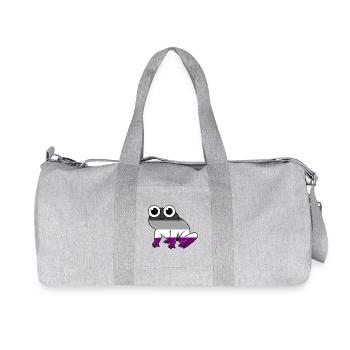 Asexueller Frosch Asexuelles - Recycelte Canvas-Sporttasche von Stanley/Stella - Grau meliert - Vorne