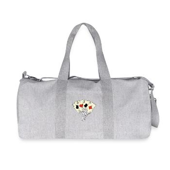 Jeu mortel - Sac de sport en toile recyclée Stanley/Stella - gris chiné - Devant